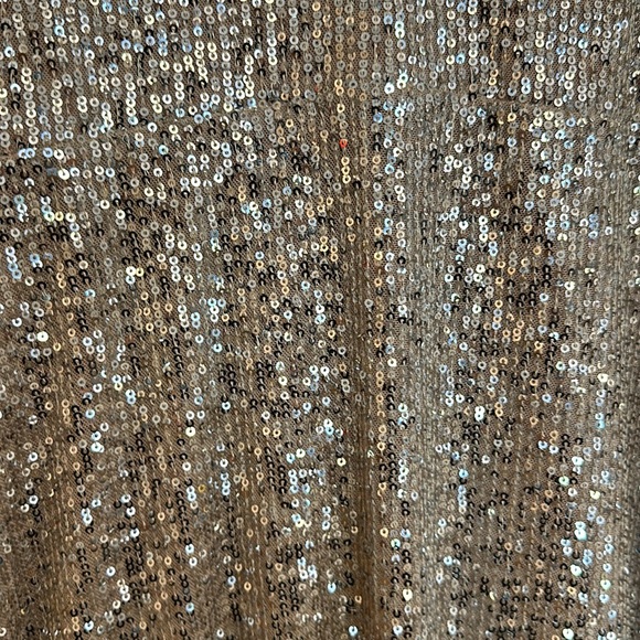 Sequin Champange Dress - size medium, fits like a US small - worn once - Picture 3 of 5